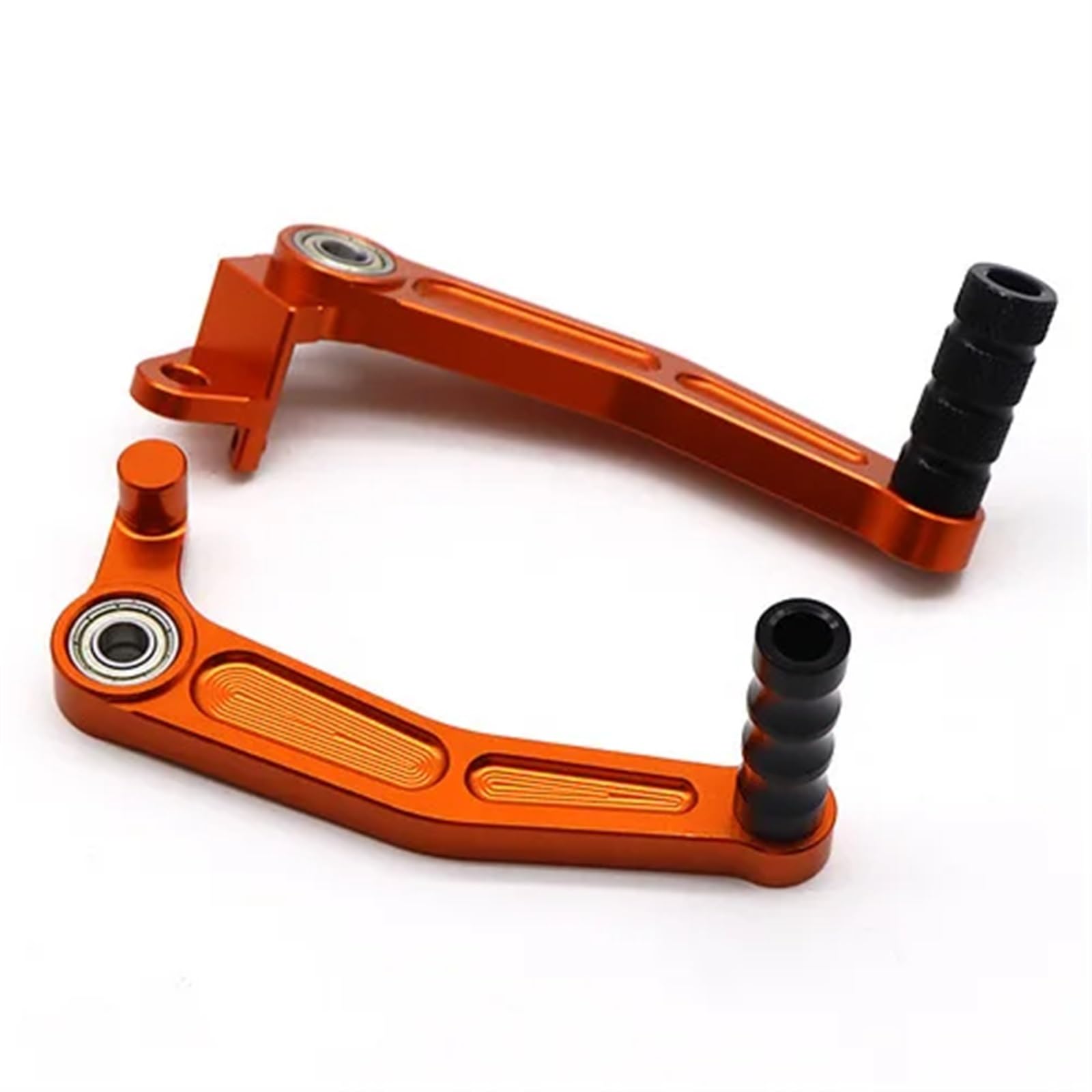 Gang-Stabilisator Motorrad Bremse Schaltpedal Hebel Kits Für 390 Duke 200 125 ABS Für RC390 RC200 RC125 2011-2016 Hochfester Schaltstabilisator(Orange) von Neini