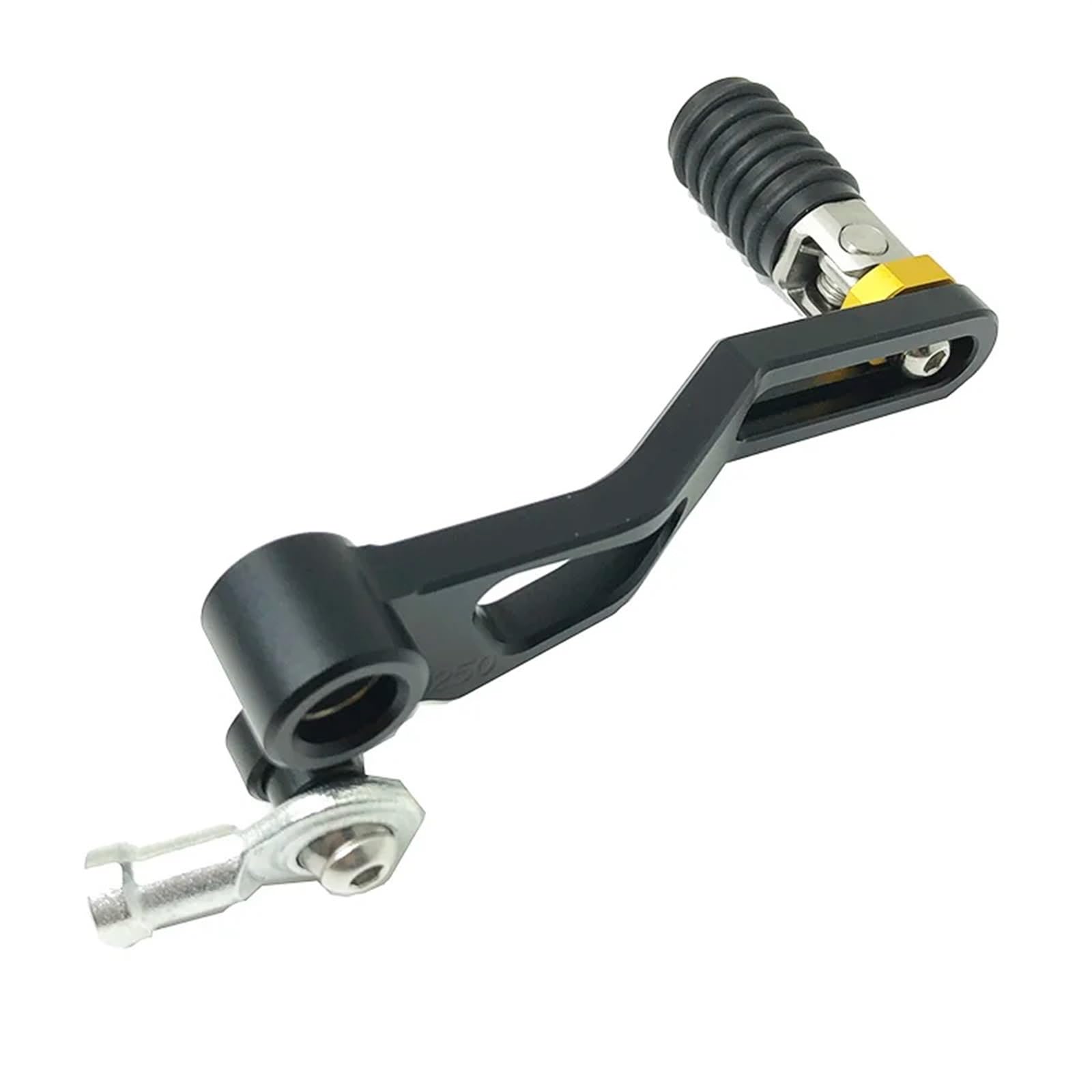 Gang-Stabilisator Motorrad CNC Aluminium Einstellbare Folding Schalthebel Shift Pedal Hebel Für Kawasaki Für Z250 Für Z300 Für Ninja 250R Für Ninja 300 Hochfester Schaltstabilisator(Gold) von Neini