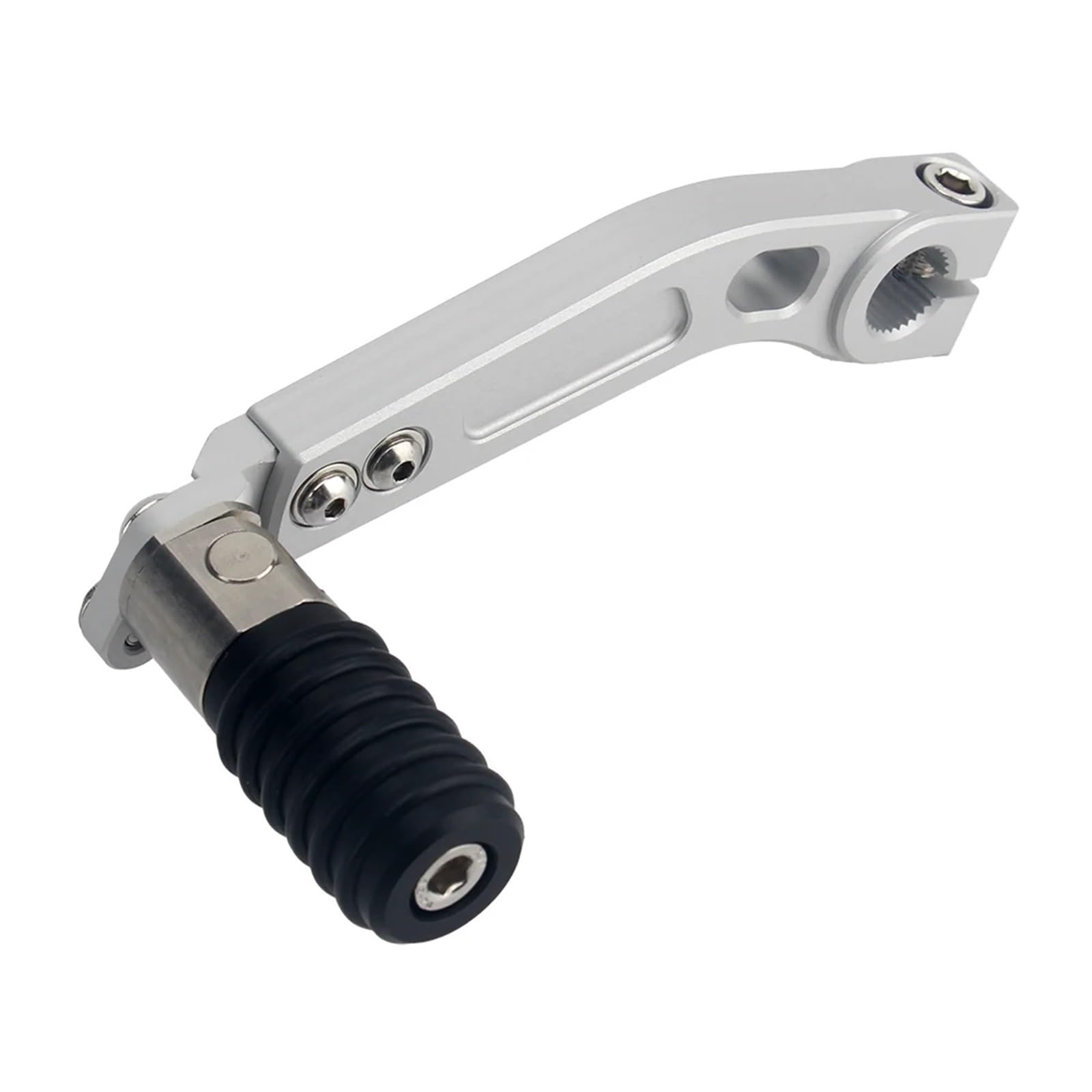 Gang-Stabilisator Motorrad CNC Aluminium Einstellbare Folding Schalthebel Shift Pedal Hebel Für R1200GS LC 2004-2012 Für R1200GS ADV 2006-2013 Hochfester Schaltstabilisator(Silver) von Neini