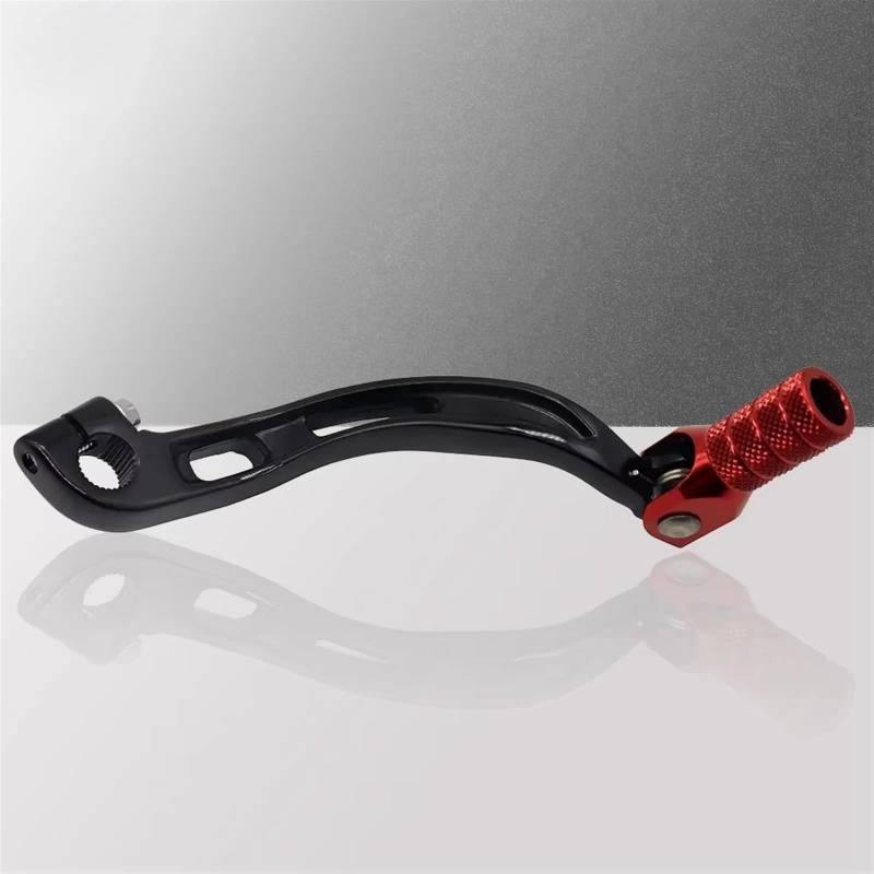 Gang-Stabilisator Motorrad CNC Getriebe Shifter Schalthebel Pedal Für Beta Für RR250 300 Für RR350 Für RR400 450 520 Für Xtainer300 Schmutz Pit Bike Motocross Hochfester Schaltstabilisator(Red) von Neini