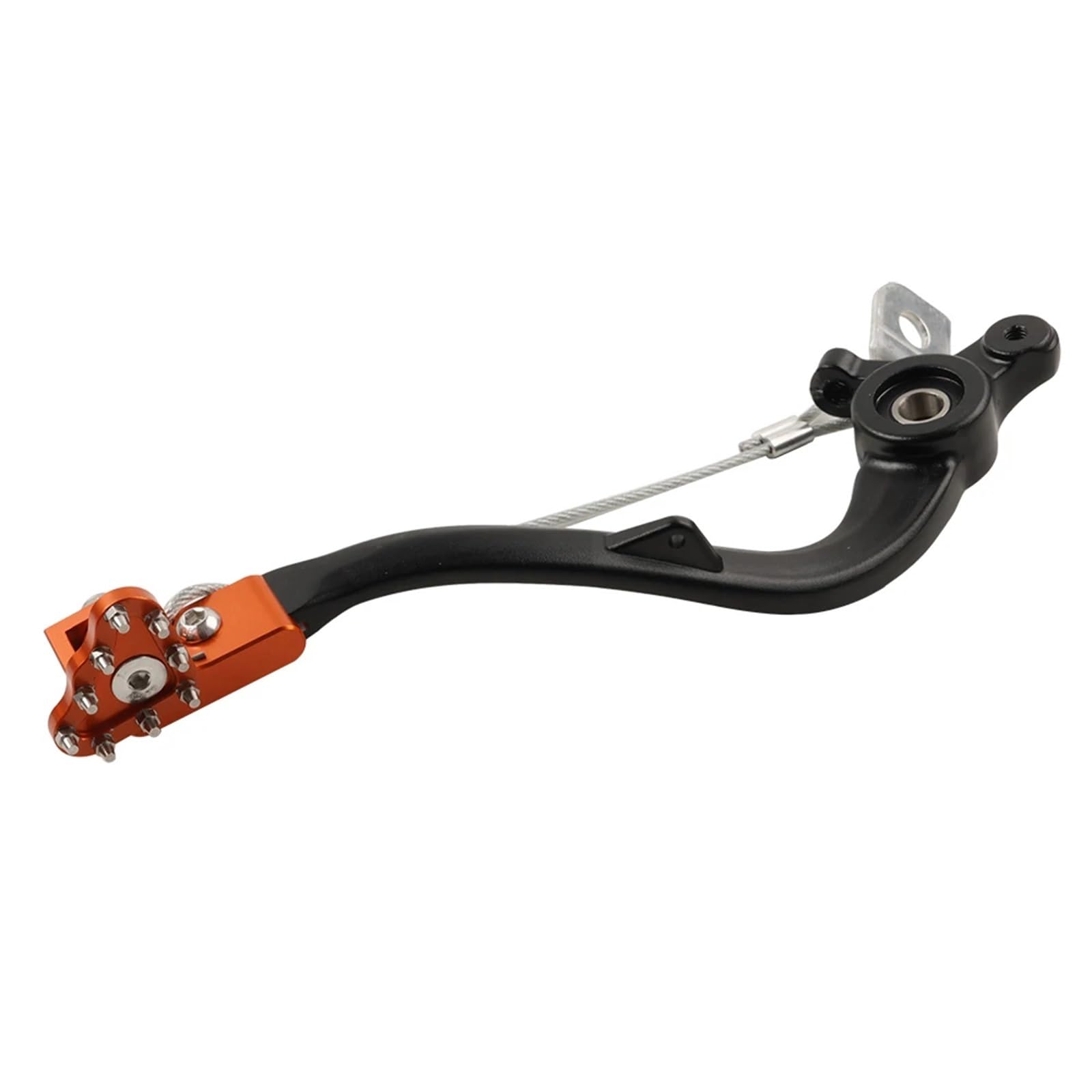 Gang-Stabilisator Motorrad Hinten Bremspedal Arm Hebel Saver Für FC FE FX TC 125 250 300 350 Für PRO 450 2024 2025 Für TX 300 2023 Zubehör Hochfester Schaltstabilisator(Orange) von Neini