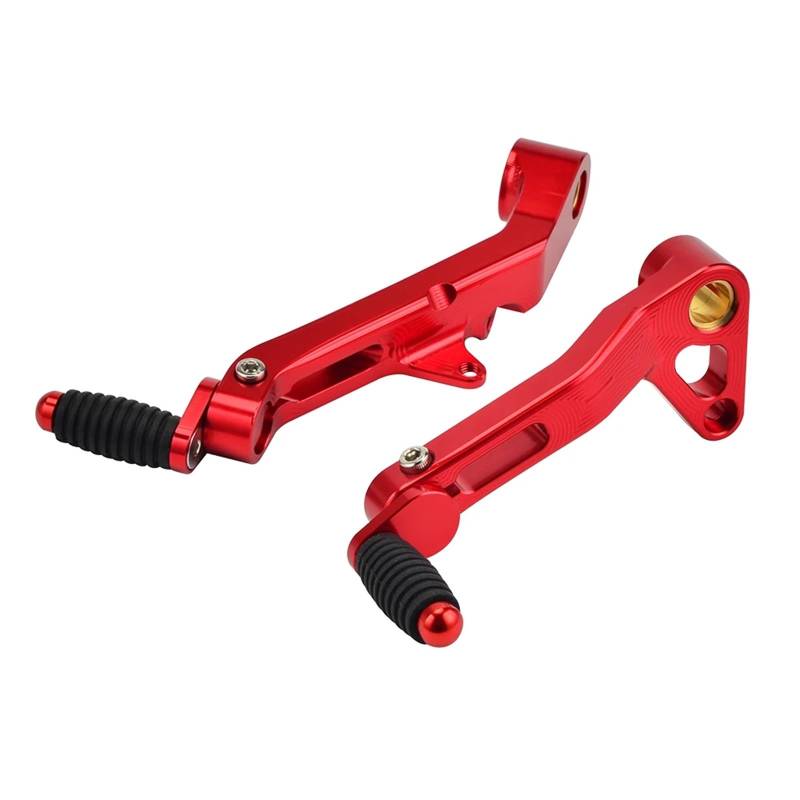 Gang-Stabilisator Motorrad Schalthebel Pedal Bremse Kupplung Schalthebel Für Ducati Für Monster 821 1200 1200s 1200R 2014 2015 2016-2019 Hochfester Schaltstabilisator(Red) von Neini