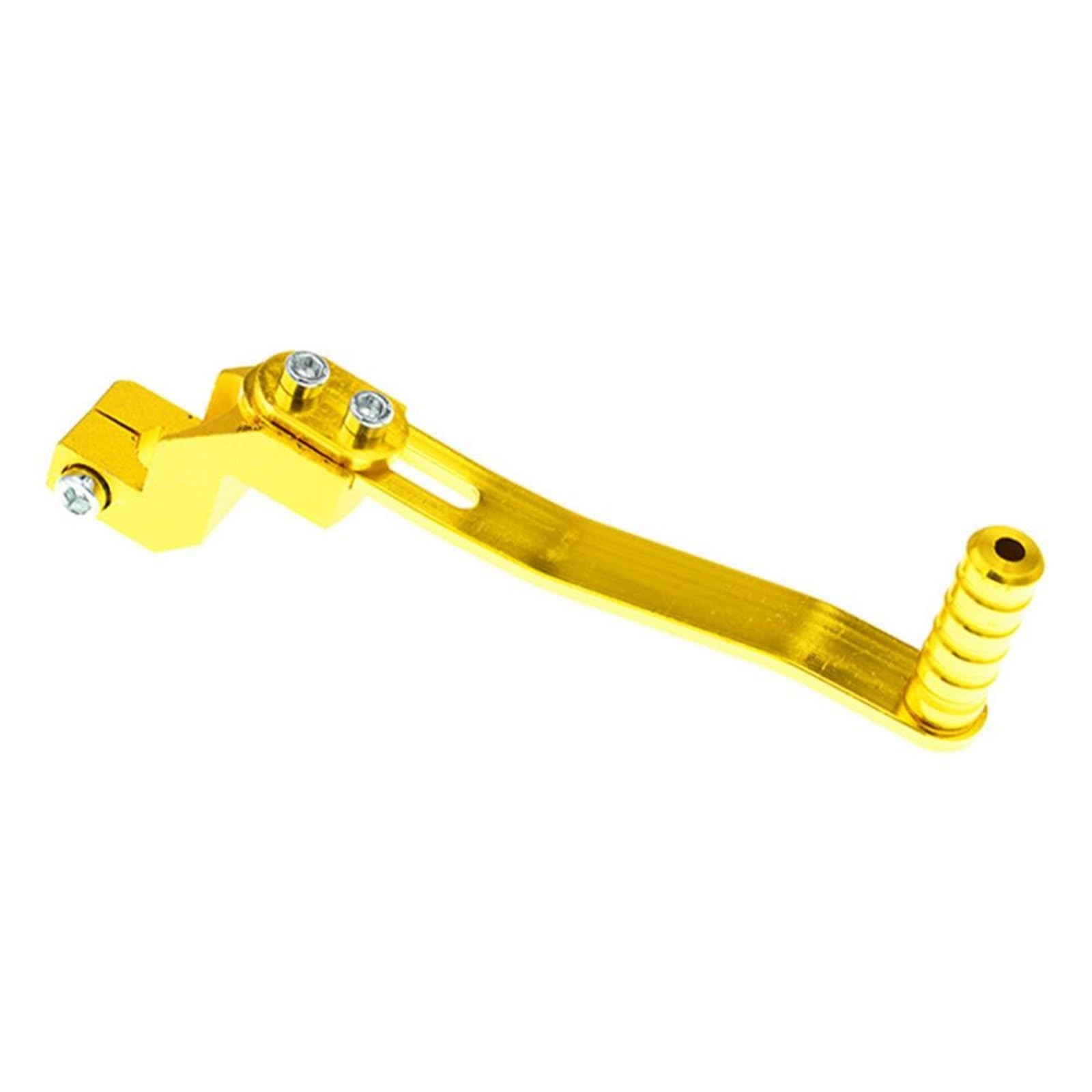 Gang-Stabilisator Motorrad Schaltpedal CNC Aluminium Klapp Schalthebel Für Kawasaki Für Suzuki Für ATV Dirt Bike Moped Roller Hochfester Schaltstabilisator(Gold) von Neini