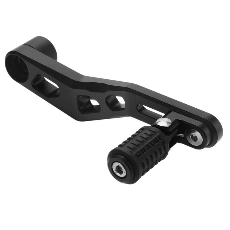 Gang-Stabilisator Motorrad Zubehör Einstellbare Folding Schalthebel Shift Pedal Hebel Für CB650R CB 650R CB650 R 2018-2023 Hochfester Schaltstabilisator(Black) von Neini