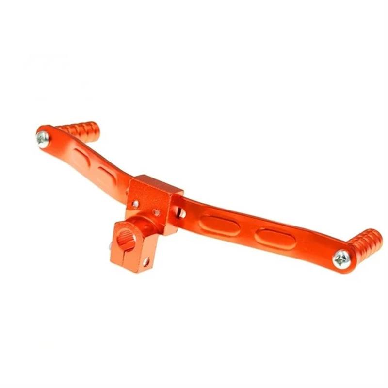 Gang-Stabilisator Universal Für ATV Dirt Bike Moped Roller Motorrad Folding Schalthebel Schalthebel Getriebe Shift Aluminium 1Pcs Hochfester Schaltstabilisator(Orange) von Neini