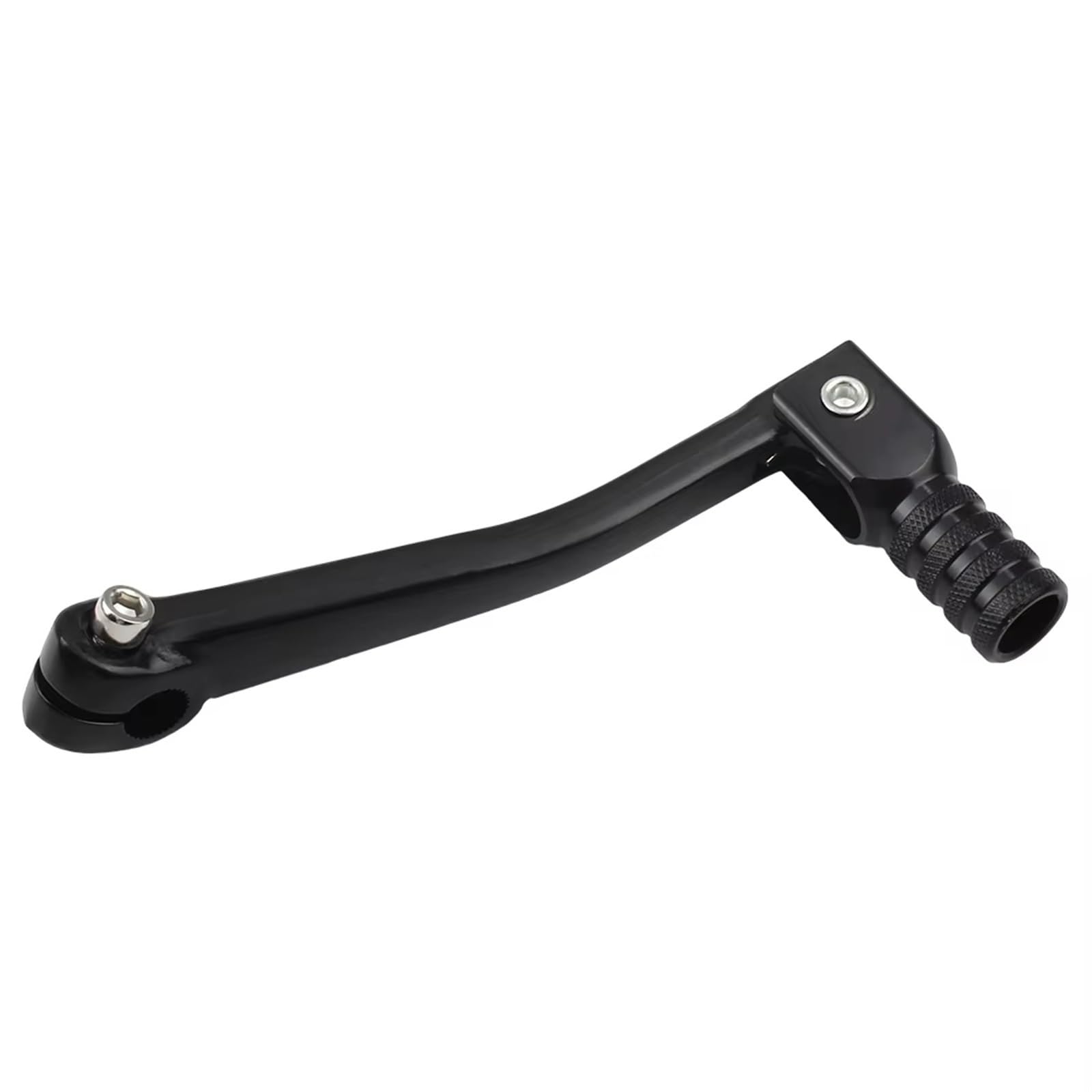 Gang-Stabilisator Universal Motocross Zubehör Motorrad Hebel Shifter Für CRF50 140mm 50cc CNC Aluminium Klapp Shift Bein Enduro Teile Hochfester Schaltstabilisator(Black) von Neini