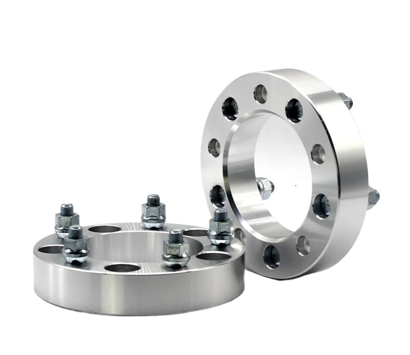 Lochkreisadapter Wheel Spacer 1 Paar PCD 5x100 CB 57,1mm Spurverbreiterung Adapter 5 Lug Für Golf 4/6/7 Für Käfer 2012 Für Audi Für A1 Für Chrysler Für PT Für Rambler Wheel Spacers Power(2PC Silver 30 von Neini