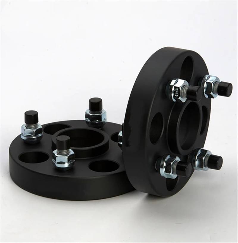 Lochkreisadapter Wheel Spacer 2 Stück 15/20/25/30/35mm PCD 4X100 Zentrum Bohrung 56,6mm Rad Spacer Adapter M12XP 1,5 Für FIAT Für OPEL Auto Wheel Spacers Power(2PCS 30mm Black) von Neini