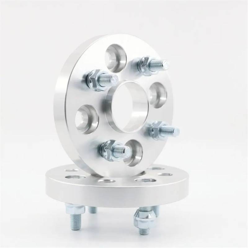 Lochkreisadapter Wheel Spacer 2 Stück Aluminium-Spurverbreiterungen Adapter PCD 4x114,3 (4x4,5 Zoll) CB 67.1 Bolzen 12x1,5 Dicke 38 Mm/44 Mm Autofelgen-Zubehör Wheel Spacers Power(38mm) von Neini