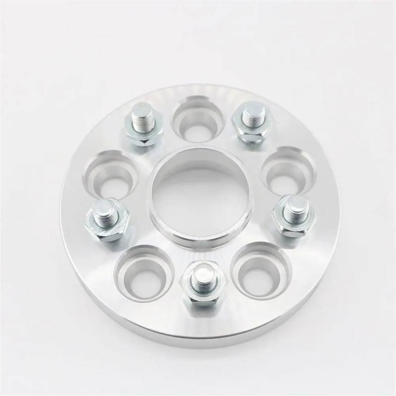 Lochkreisadapter Wheel Spacer 2 Stücke Aluminium Spurverbreiterungen Adapter PCD 5x100 Zu 5x114,3 CB 57,1 Zu 67,1 20mm/25mm Bolzen 12x1,5 Auto Felgen Zubehör Wheel Spacers Power(25mm) von Neini