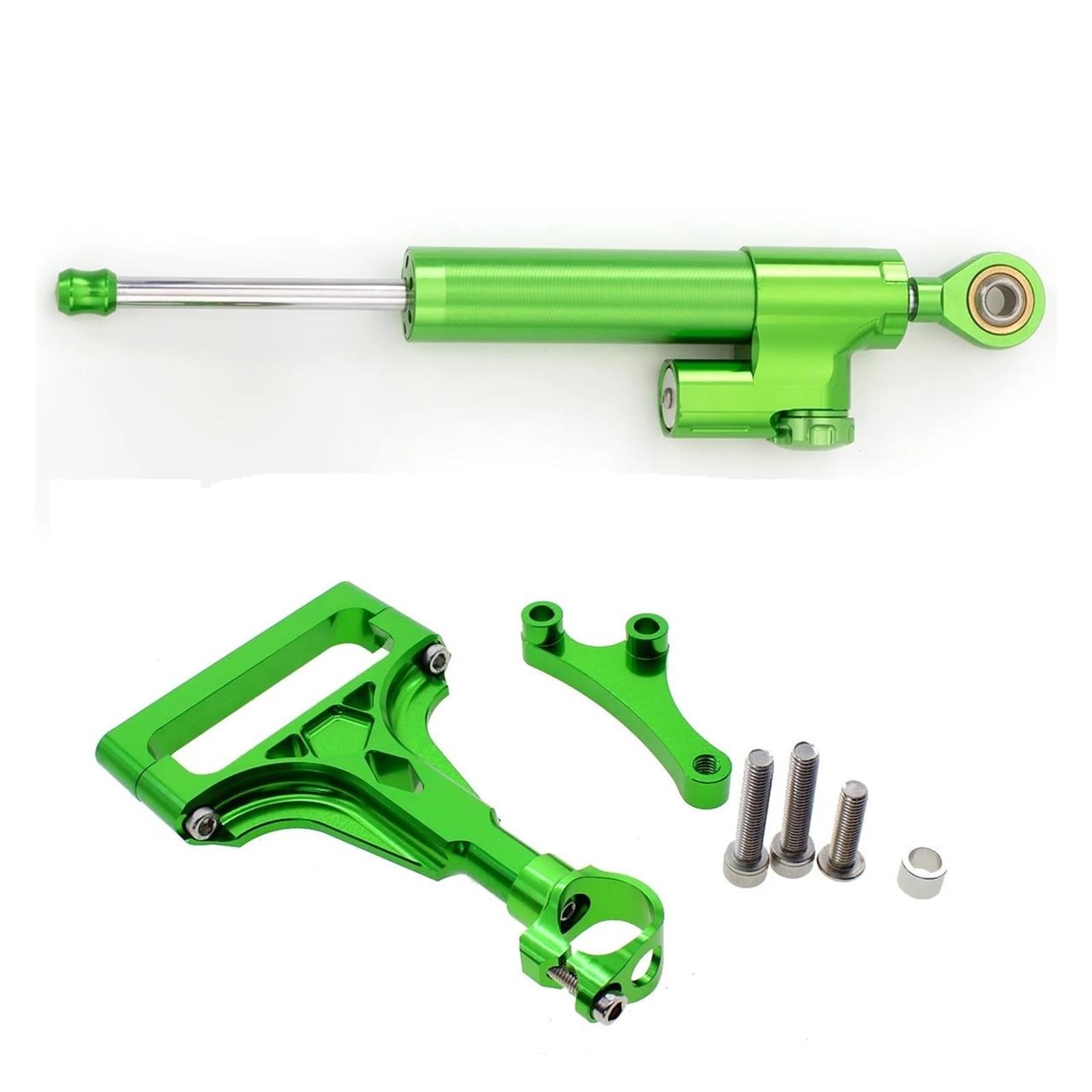 Motorräder Aluminium Dämpfer Lenkungsdämpfer Motorradstabilisator Dämpferhalterung Montagesatz Für Kawasaki Für Z1000 Für Z 1000 2016-2021 Dämpfer Lenkungsstabilisator(Damper n Bracket D) von Neini