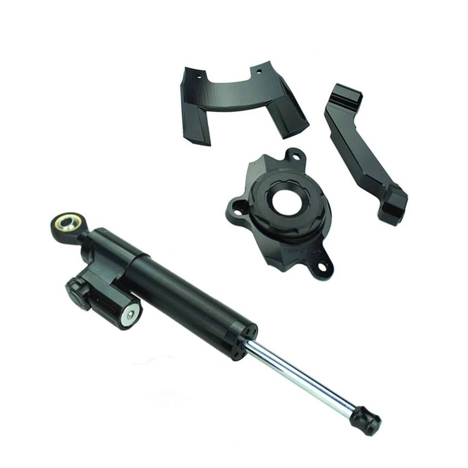 Motorräder Aluminium Dämpfer Motorrad Lenkung Dämpfer Stabilisator Aluminium Dämpfer Montage Halterung Kit Für Kawasaki Für Z1000 2016-2021 Dämpfer Lenkungsstabilisator von Neini