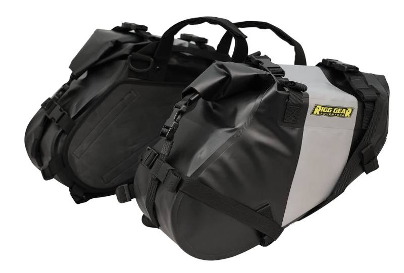 Nelson-Rigg Hurricane Dual Sport-Satteltaschen, wasserdicht, Rackless Leicht, weiche Seiten, passend für die meisten Dual Sport/Enduro KTM, Honda, Yamaha und Suzuki, 14 l pro Seite von Nelson-Rigg