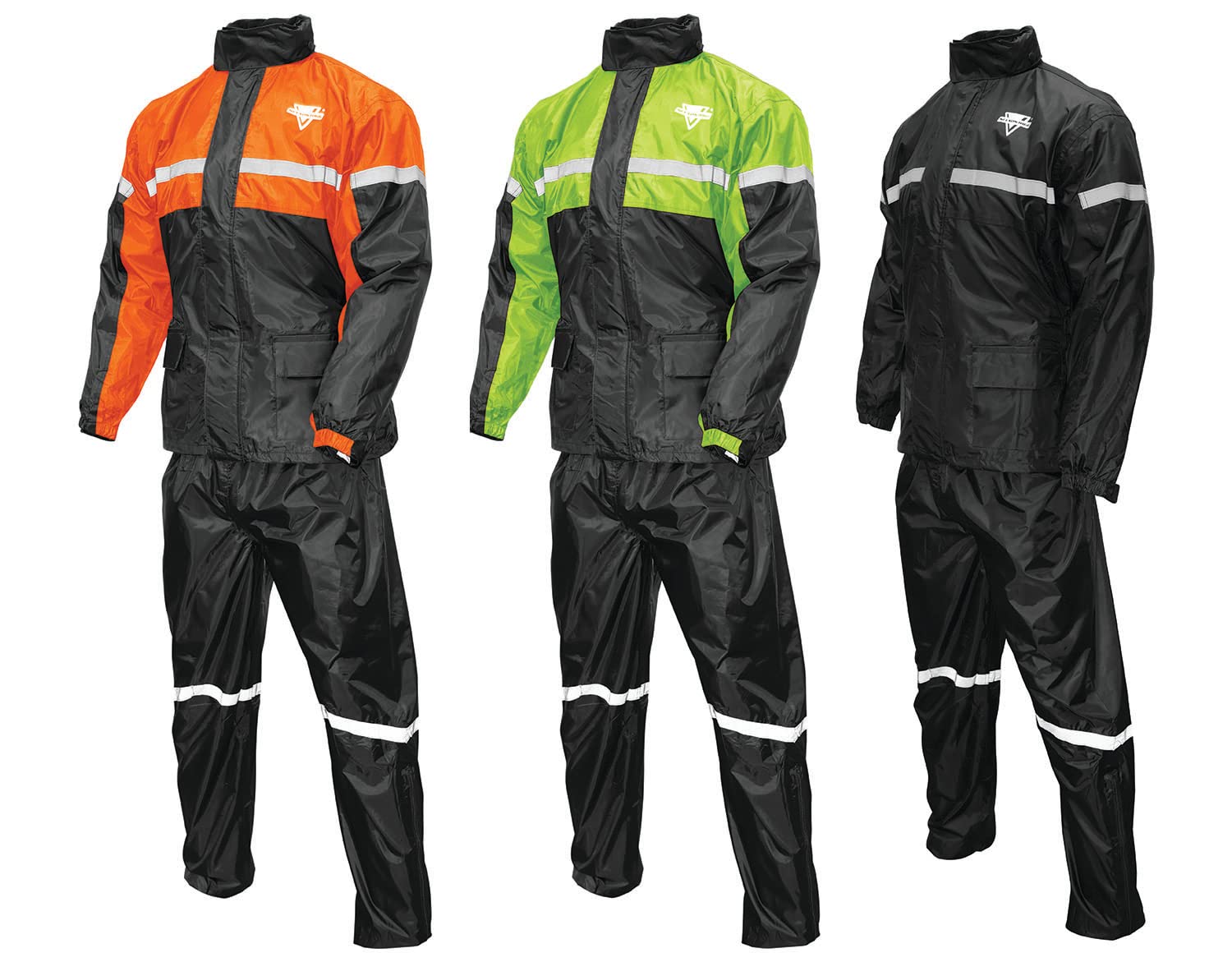 Nelson-Rigg Stormrider SR-6000-ORG-04-XL Motorradregenanzug, 2-teilig, (Orange/Schwarz, XL), XL von Nelson-Rigg