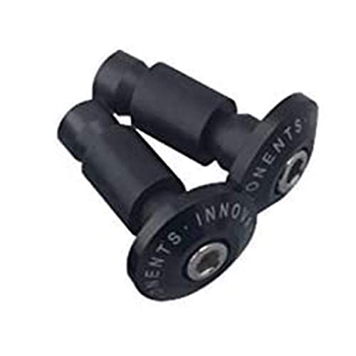 Nemeae 7/8 Lenker End Gewichte Lenker Griffe Kappe Anti Vibration Slider Plug für (Schwarz) von Nemeae