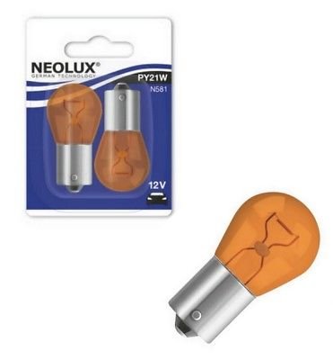 NEOLUX N581-02B PY21W 12V 21W BAU15s GELB BLINKER BLINKLEUCHTEN Blister 2 Stück NEOLUX® by OSRAM von NEOLUX