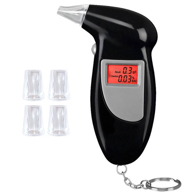 Neoreser Alkoholtester, Professioneller tragbarer Alkoholtester, Polizeigenau Alkoholmessgeräte mit LED-Display, Promilletester für Privaten Professionellen Gebrauch von Neoreser