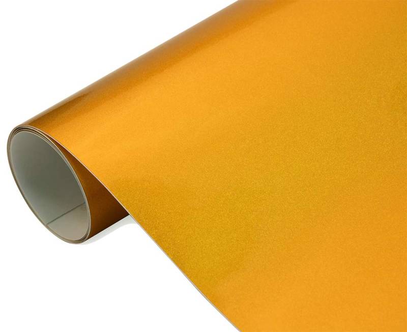 Neoxxim 8.8€/m2 Auto Folie - Hochglanz metallic gold 100 x 150 cm BLASENFREI Car Wrapping Klebefolie blau glänzend von Neoxxim