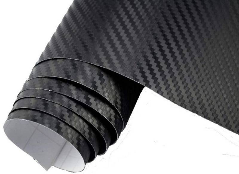 Neoxxim 23.88€/m2-3D Carbon Folie SCHWARZ BLASENFREI 30 x 152 cm Car Wrapping Autofolie von Neoxxim