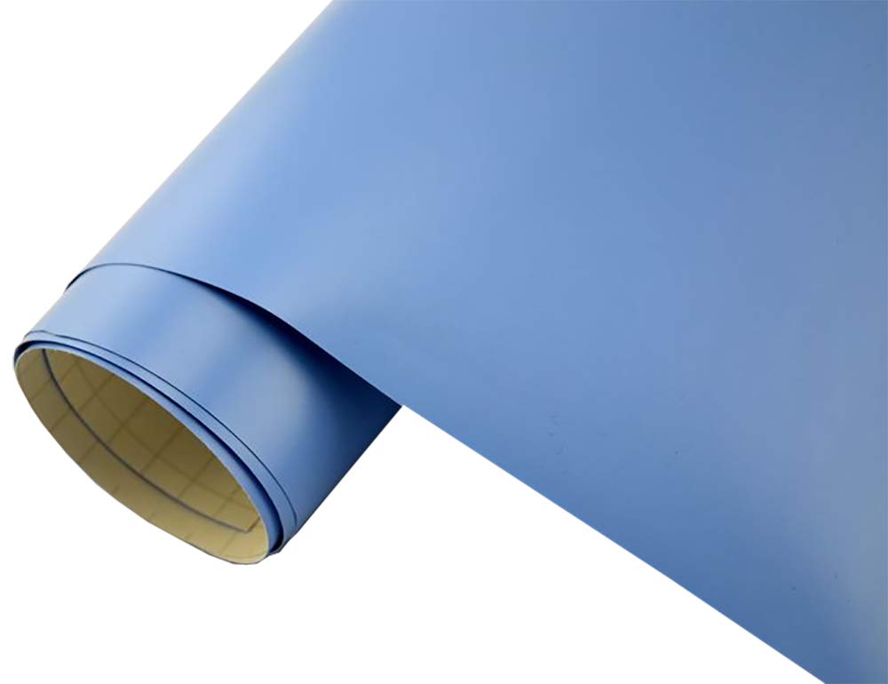 Neoxxim 7€/m² Auto Folie matt - hell blau matt 50 x 150 cm Klebefolie Lackfolie Autofolie von Neoxxim