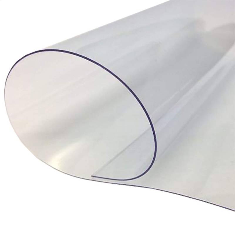 Neoxxim 7.7€/m2 PVC Plane Glasklar - 100 x 150 cm Abdeckplane Schutzfolie Gewächshaus Schutz Möbel Folie klar transparent von Neoxxim