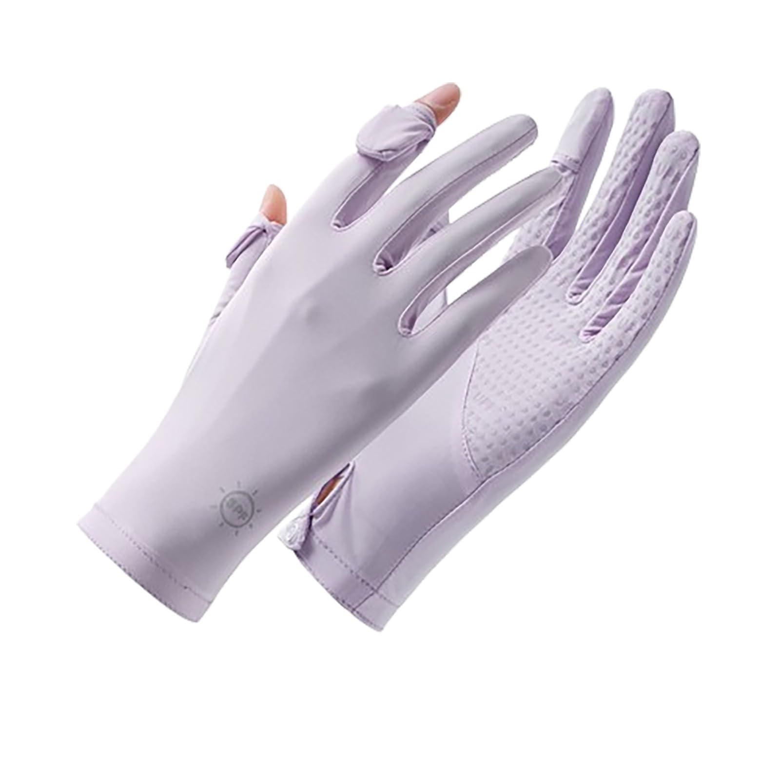 NerYuo Coole, atmungsaktive und rutschfeste, ultradünne, leichte, atmungsaktive, schnell trocknende Handschuhe Handschuhe Silber (Purple, One Size) von NerYuo