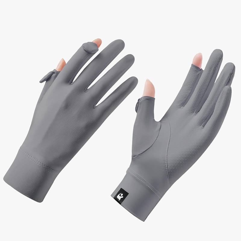 NerYuo Coole, atmungsaktive und rutschfeste, ultradünne, leichte, atmungsaktive, schnell trocknende Handschuhe Latexhandschuhe Lang (Dark Gray, One Size) von NerYuo