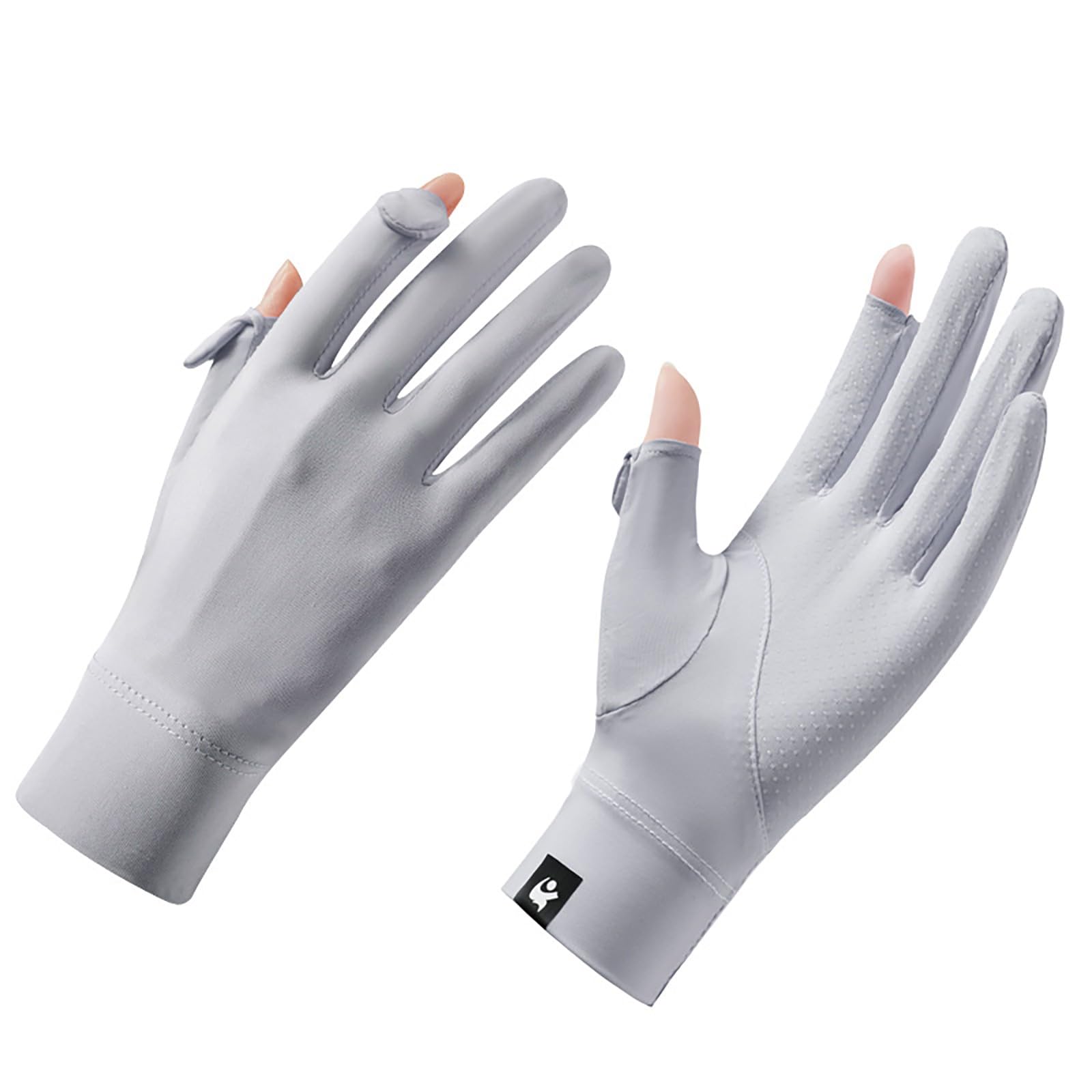 NerYuo Coole, atmungsaktive und rutschfeste, ultradünne, leichte, atmungsaktive, schnell trocknende Handschuhe Latexhandschuhe Lang (Grey, One Size) von NerYuo