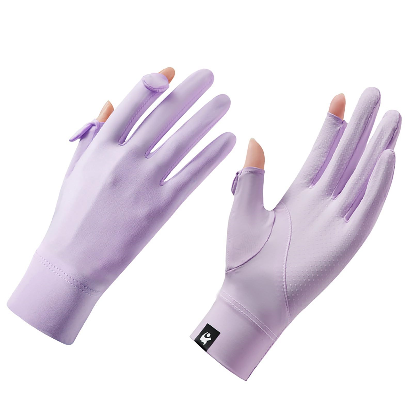 NerYuo Coole, atmungsaktive und rutschfeste, ultradünne, leichte, atmungsaktive, schnell trocknende Handschuhe Latexhandschuhe Lang (Purple, One Size) von NerYuo