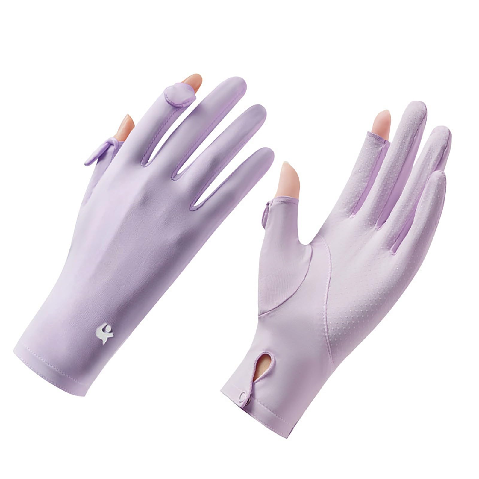 NerYuo Coole, atmungsaktive und rutschfeste, ultradünne, leichte, atmungsaktive, schnell trocknende Handschuhe Lederhandschuhe Damen (Purple, One Size) von NerYuo