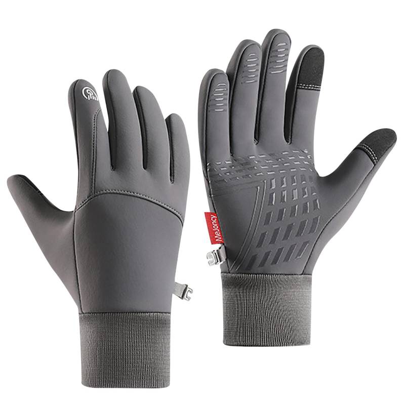 NerYuo Männer Frauen Skihandschuhe Winter Bildschirm winddicht Plus Fleece dicke Sport Radfahren warme Handschuhe Kopfschmuck Halloween (L) von NerYuo