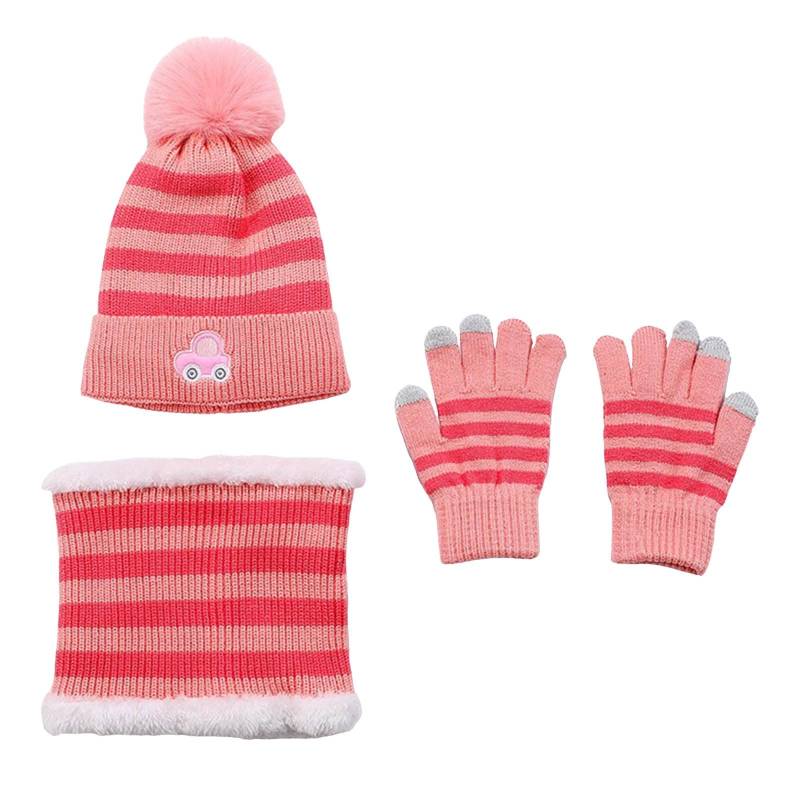 Strickmütze, Schal, Handschuhe, Wärmer, hält warm im Herbst und Winter, warme Mütze Damen Winterhandschuhe Warm (One Size) von NerYuo