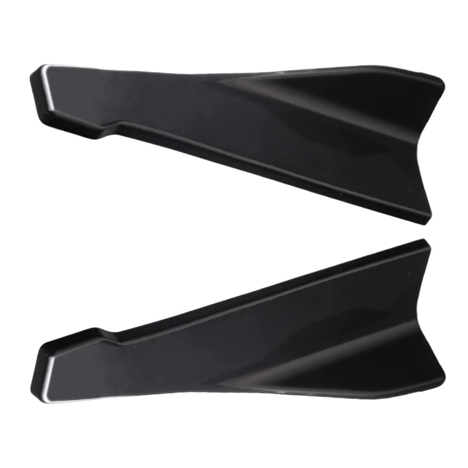 Nersuwy [Replacement] 2 Stück Auto-Heckstoßstangen-Lippen-Splitter-Spoiler mit 10 Schrauben, Auto-Schutz-Zubehör, universell for Auto, SUV, Limousine, 18,9/2,4/4,7 Zoll von Nersuwy