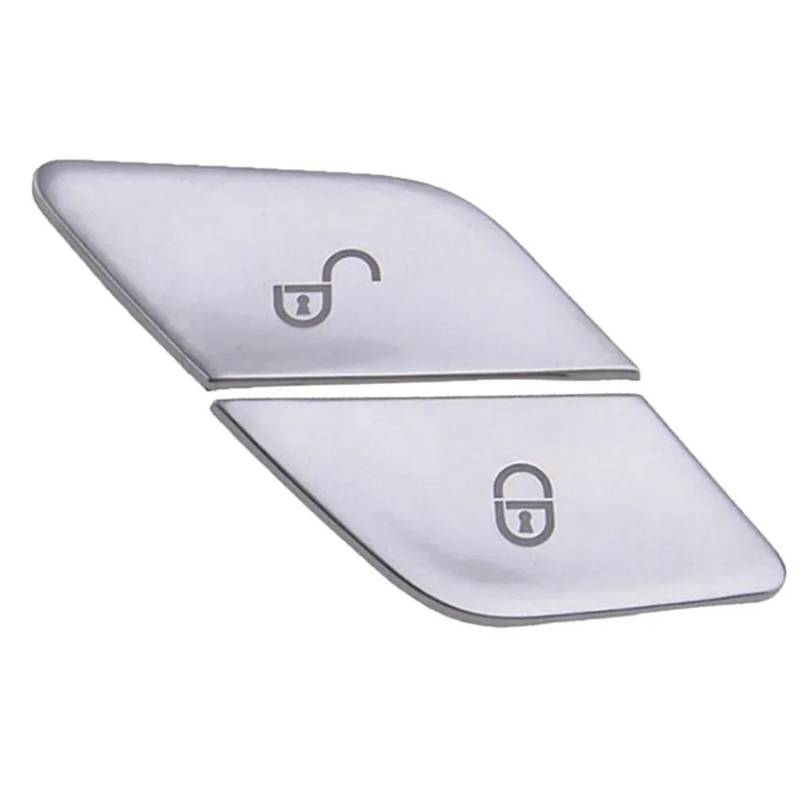 Nersuwy [Replacement] 2PCS ABS Auto Türschloss Schalter Entsperren Tasten Abdeckung Set Fit for Mercedes for Benz CEClass W205 W213 X25 Auto Zubehör von Nersuwy