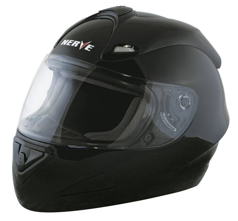 Nerve 1518040304_02 Integralhelm, S Schwarz/glanz, S von Nerve