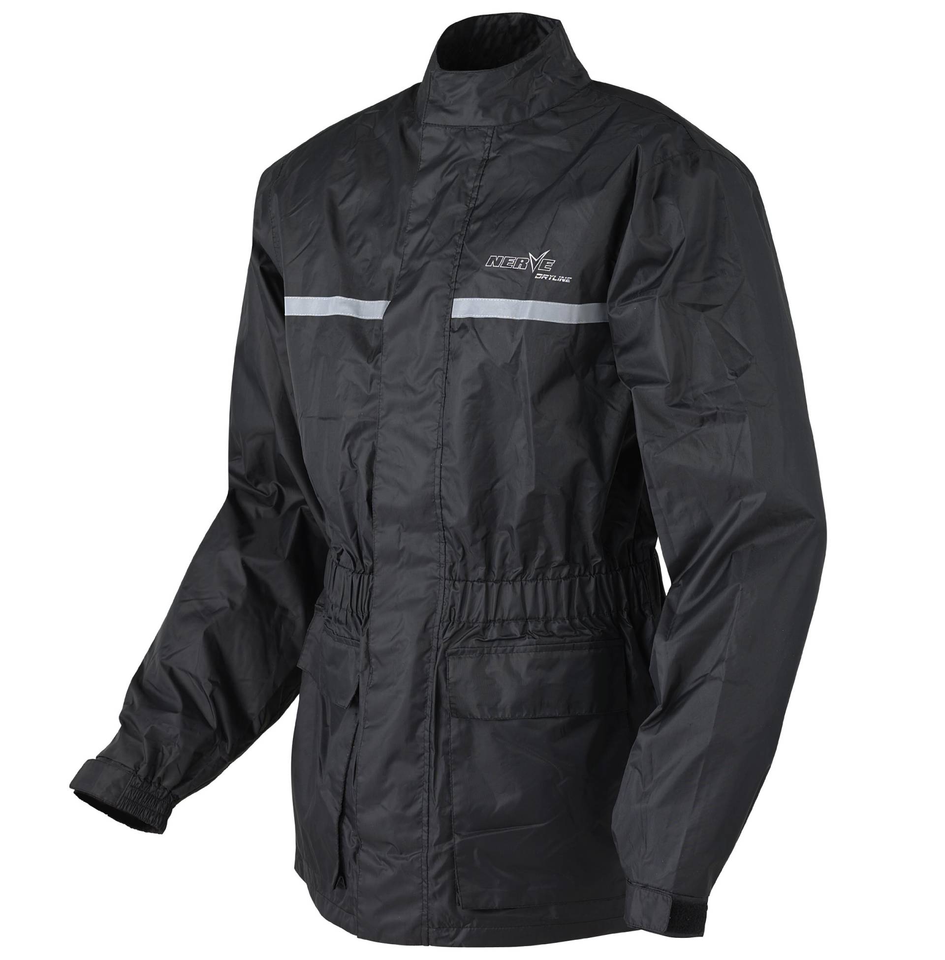 Nerve Heavy Rain Regenjacke, Schwarz, XXXXL von Nerve