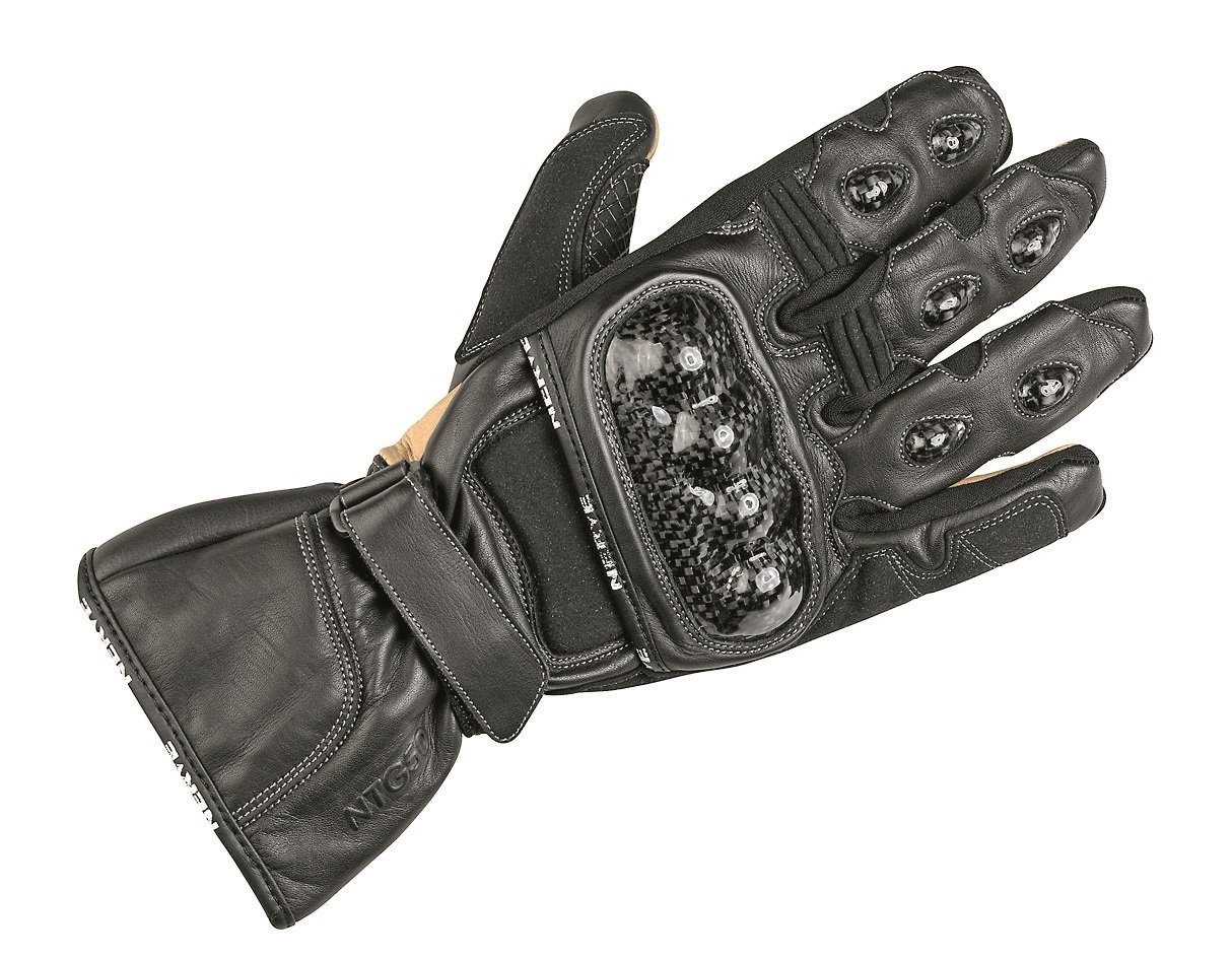 Nerve Prove Handschuhe, Schwarz/Beige, XL von Nerve