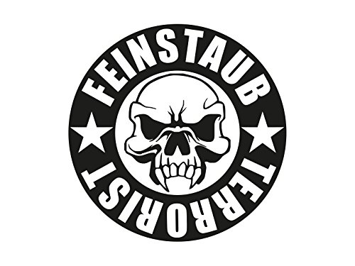 NetSpares 2 Plott Aufkleber Feinstaub Terrorist Plakette Auto Aufkleber Sticker Fun von NetSpares