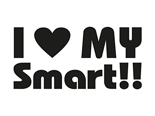 Plott Aufkleber I Love my Smart Auto Tuning Sticker Herz Liebe Decal OEM Gag von NetSpares