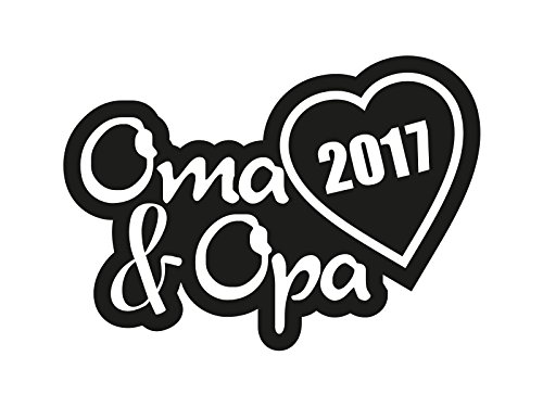 Plott Aufkleber Oma & Opa 2017 Sticker Familie Autoaufkleber Tuning Decal von NetSpares