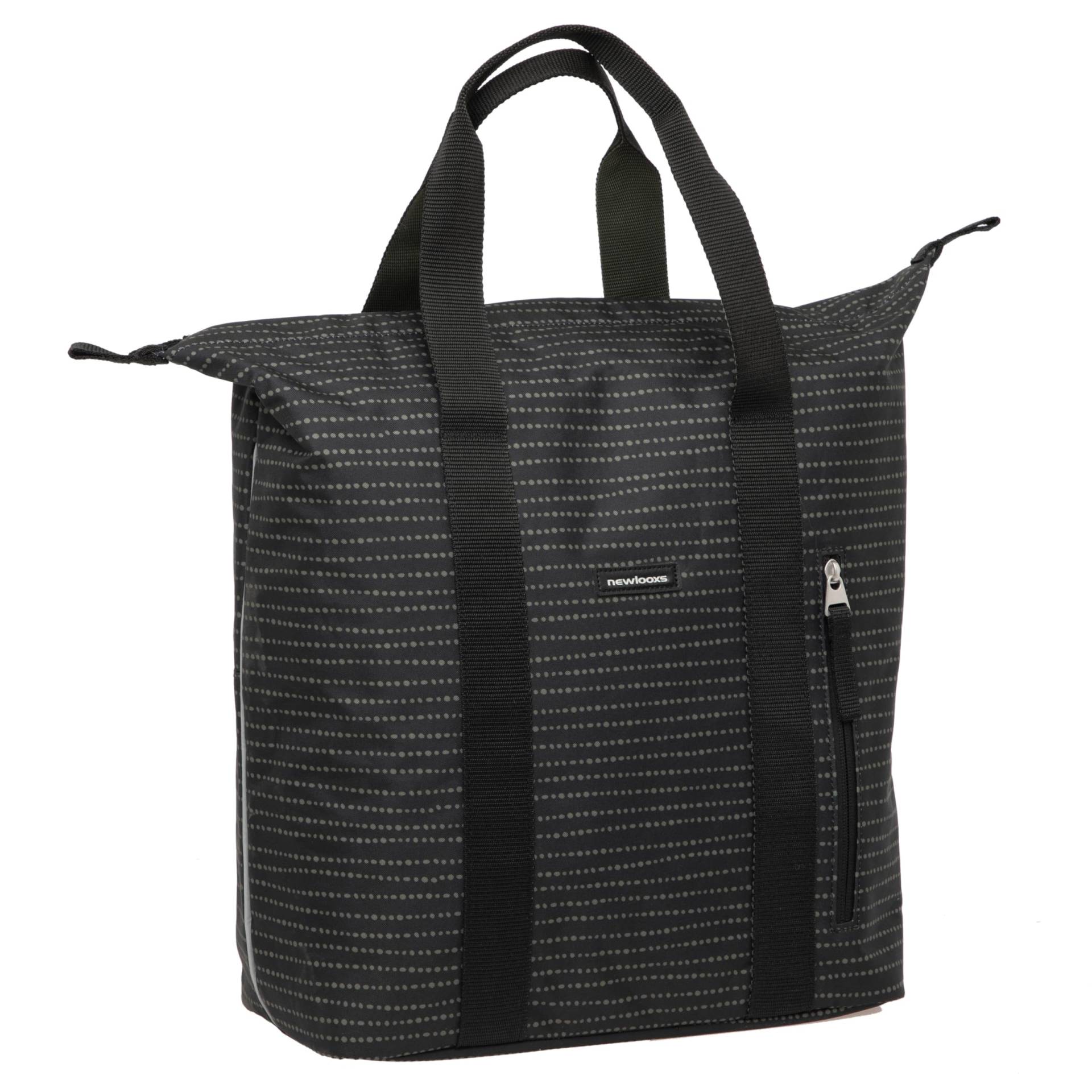 New Looxs Kota Shopper Single Gepäckträgertasche, Nomi Black, 24 Liter von New Looxs