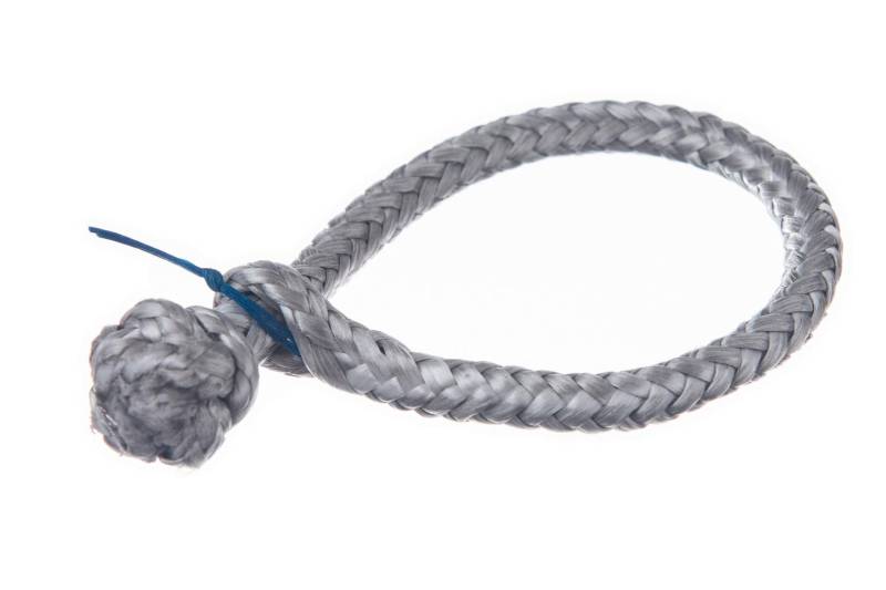 Tauwerkschäkel aus Dyneema, 5mm, Silber - Bruchlast mehr als 2000kg von New Marine