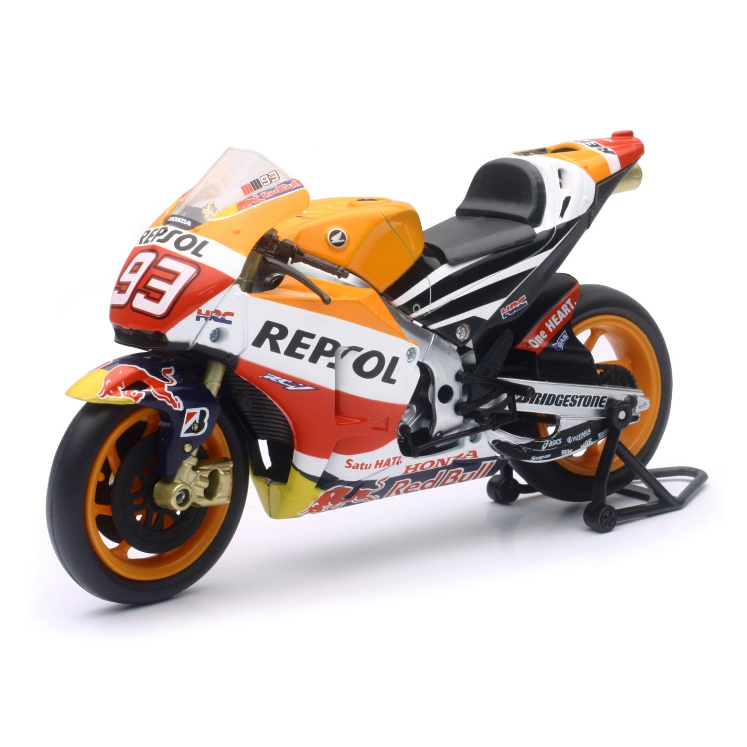 New-Ray 1:12 Honda Repsol Team – Honda RC213V – Marc Marquez #93 57753, Orange von NewRay