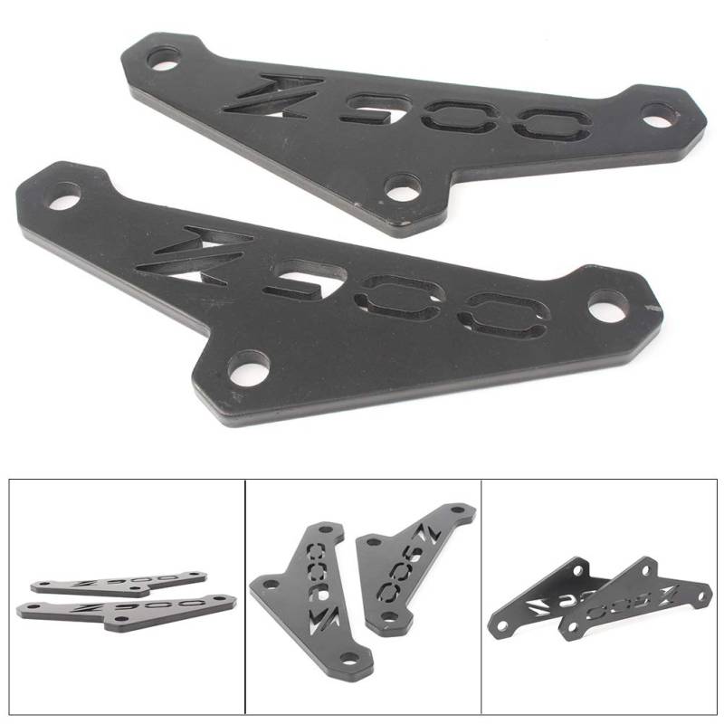 NEWSMARTS Motorrad Edelstahl Hinterradaufhängung 3 cm Tieferlegung Drop Kit für Kawasaki Z900 Z900RS 2017-UP von Newsmarts