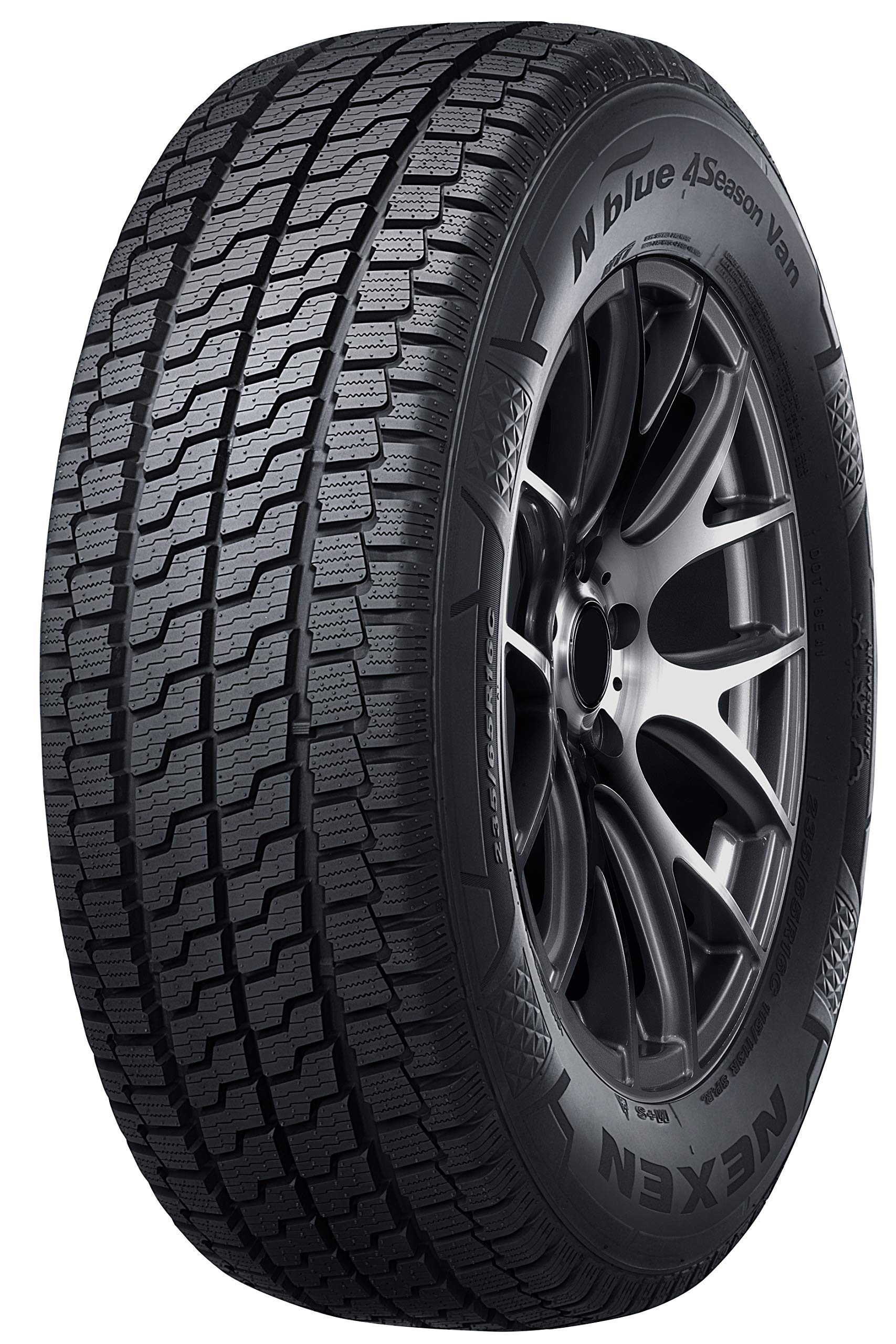 Nexen N'blue 4Season Van 195/70R15 104R C Allwetterreifen Schwarz 195/70R15C 104/102R - M+S/3PMSF von Nexen