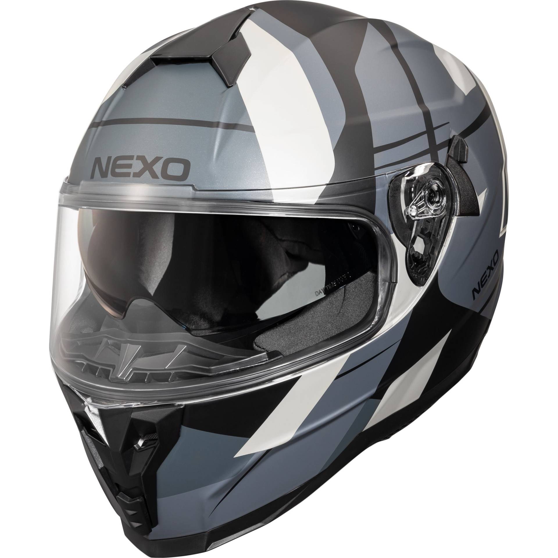 Nexo Integralhelm Comfort II Silber Dekor #24 XS von Nexo