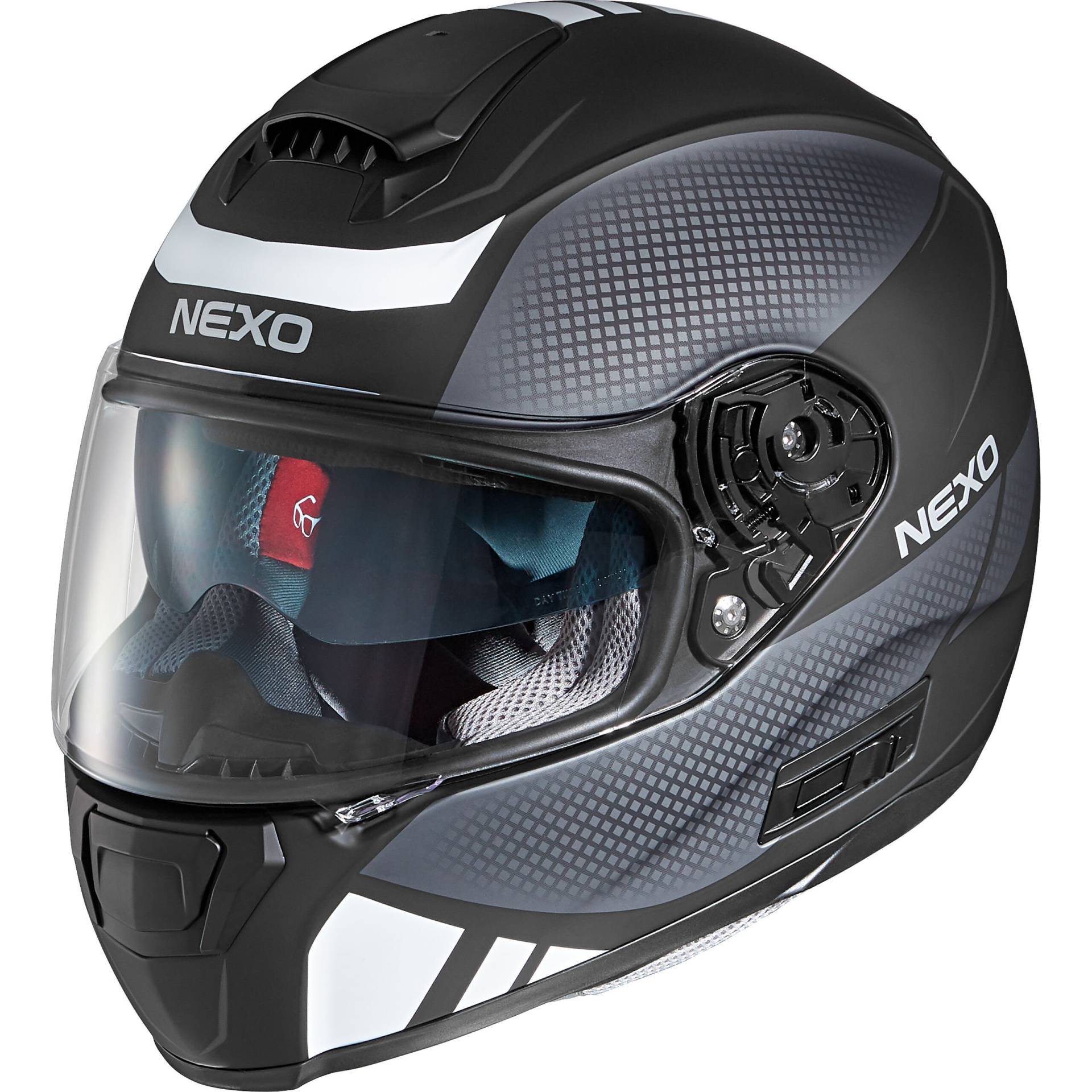 Nexo Integralhelm Comfort schwarz/grau matt #19 XS von Nexo