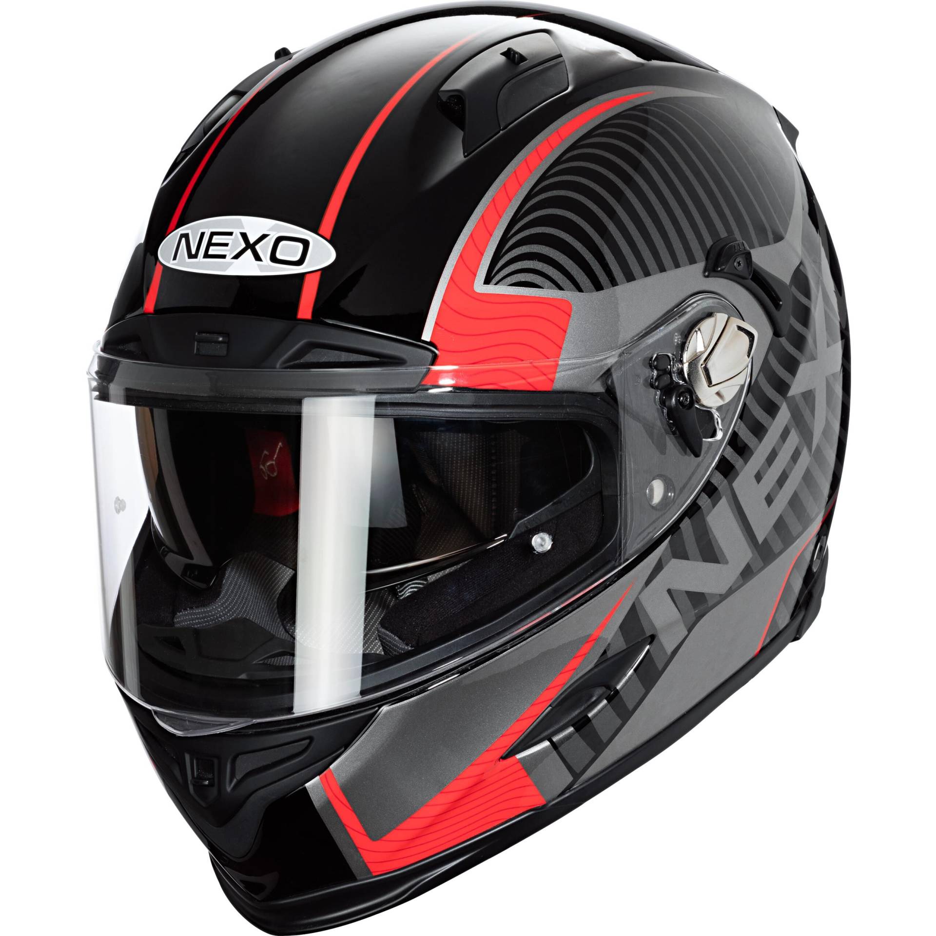 Nexo Integralhelm Fiberglas Sport rot Dekor L von Nexo