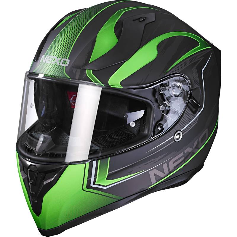 Nexo Integralhelm Sport II Grün Dekor L von Nexo