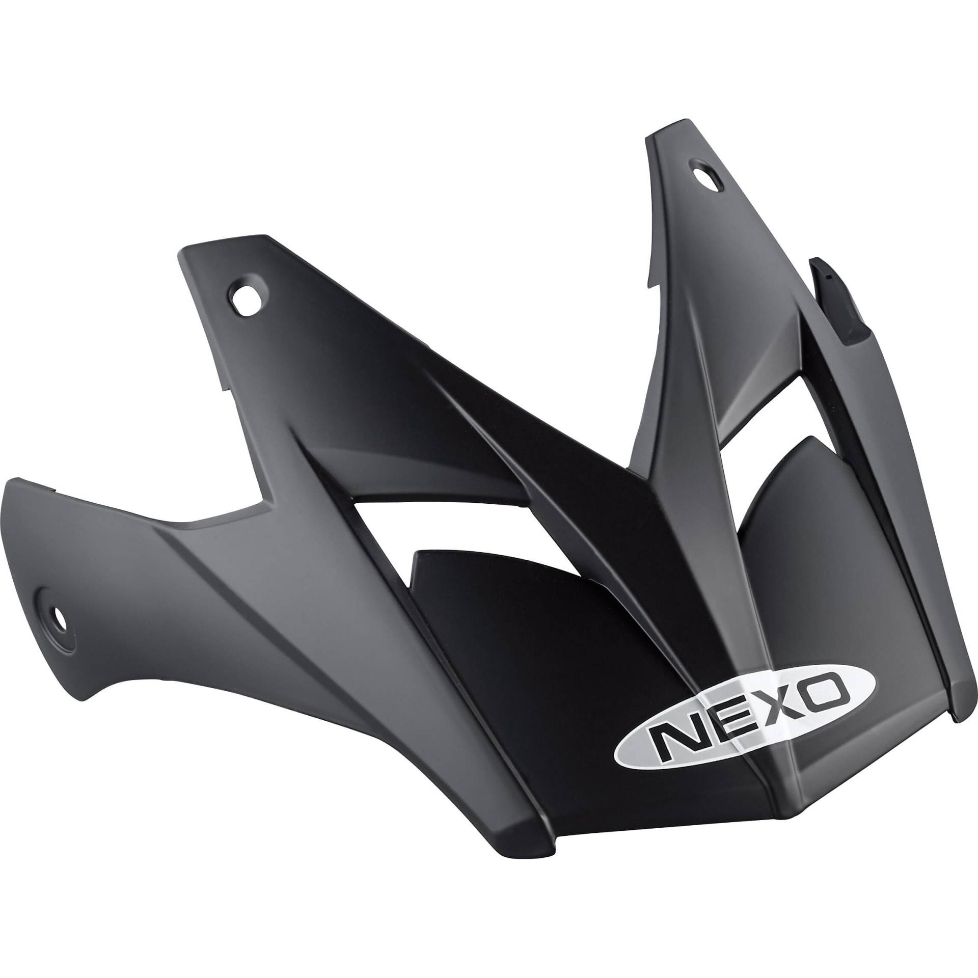 Nexo Schirm MX-Line Endurohelm mattschwarz von Nexo